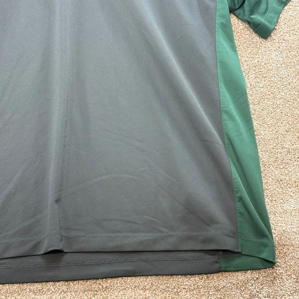 Nike NFL Equipment Green Bay Packers Dri-FIT Training Polo Mens XXL Grey Green